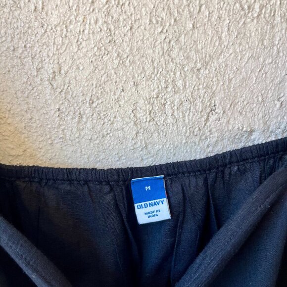 NEW Old Navy Embroidered Mini Black Dress Size M - Picture 4 of 6